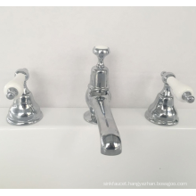 Factory Direct Customization brass chrome deck mounted prevent ironing  two handle classical  kitchen  tap sink faucet